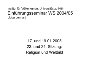 Religion - UK-Online - Universität zu Köln