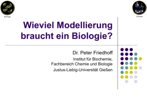 Systembiologie - Justus-Liebig