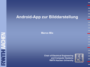 Android - Aufbau - RWTH Aachen University