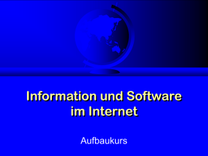 Informationen und Software