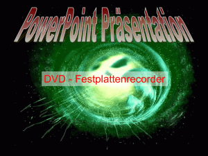 DVD-Festplattenrecorder