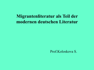 Migrantenliteratur