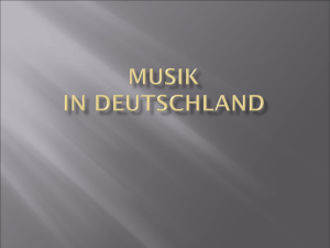Musik in deutschland