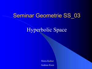 Hyperbolic Space