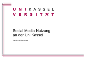 Social Media - Universität Kassel