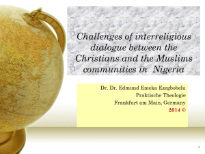 Herausforderung des IR Dialogs-Nigeria