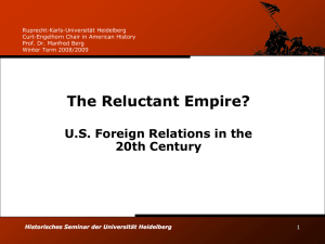 The Reluctant Empire? - Universität Heidelberg
