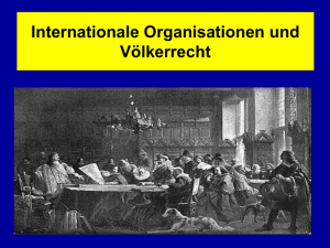 6a)Internationale Organisation und VR