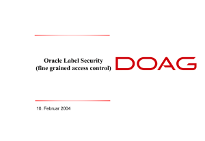 Oracle Label Security