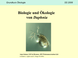 PowerPoint-Präsentation - bei der Abt. Aquatische Ökologie