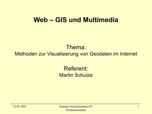 Web – GIS und Multimedia