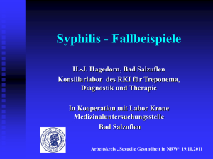 Syphilis-Fallbeispiele
