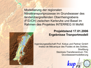 Präsentation 17.01.2006 - Ingenieurgesellschaft Prof. Kobus und