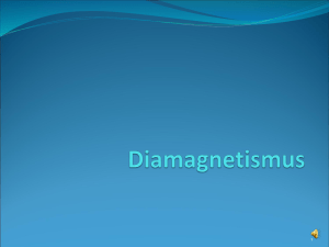 Diamagnetismus - lamp.tugraz.at