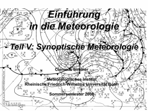 EinfidMet-V-1 - Meteorologisches Institut der Universität Bonn