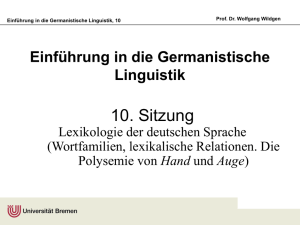 Einführung in die Germanistische Linguistik10 – Lexikon