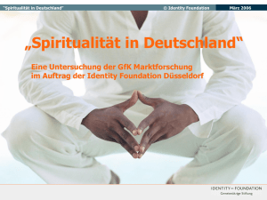 Spiritualität in Deutschland