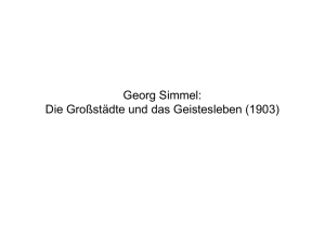 Rilke Großstadt Simmel - Homepage.ruhr-uni