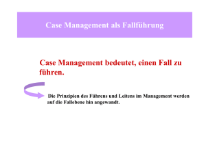 Das Case Management - gerhardinger