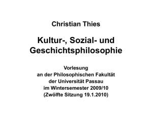 L - Frankfurter Schule - Philosophische Fakultät