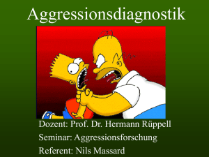 Aggressionsdiagnostik - UK