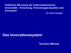 Nationales Innovationssystem Österreich (NIS)