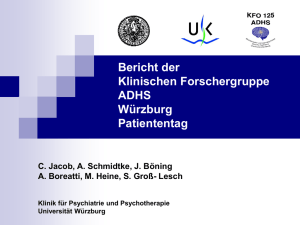 PowerPoint-Präsentation - Universitätsklinikum Würzburg