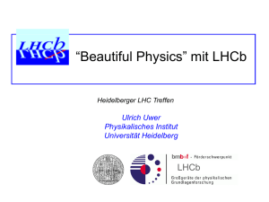 LHCb Physics Performance