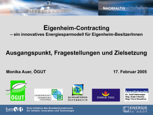 Eigenheim-Contracting