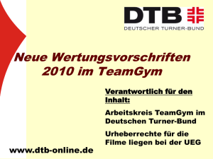 Team Gym 2010 - Deutscher Turner-Bund