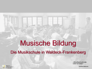 Power-Point-Präsentation - Musikschule Frankenberg