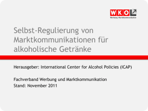 ICAP Alkohol Leitlinien November 2011