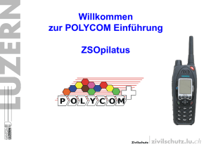 Polycom Refresher