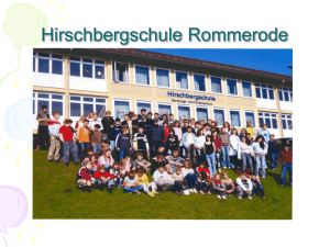 Hirschbergschule Rommerode Förderschule