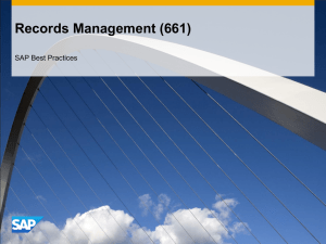 Records Management (661)