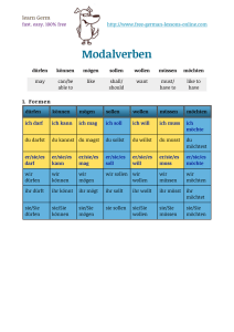 Modalverben - Free German Lessons Online