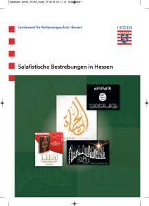 Salafistische Bestrebungen in Hessen