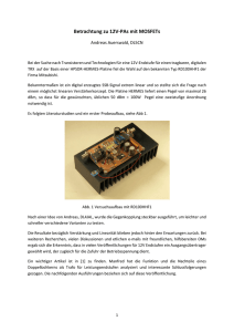12V-PAs mit MOSFETs