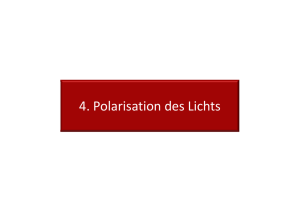4 Polarisation des Lichts 4. Polarisation des Lichts