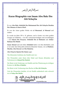 Imam Abu Bakr ibnu Abi Schayba - Al