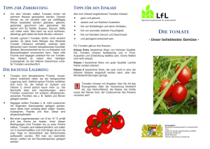 Die Tomate - Bayerische Landesanstalt für Landwirtschaft