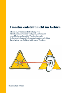 Tinnitus entsteht nicht im Gehirn