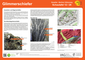 12_28_Glimmerschiefer - Institut für Angewandte Geowissenschaften