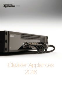 Clavister Appliances 2016