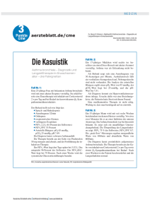 Die Kasuistik - Deutsches Ärzteblatt