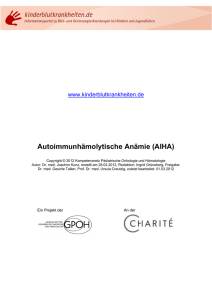 Autoimmunhämolytische Anämie (AIHA)