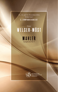 WELSER-MÖST MAHLER - Staatskapelle Dresden