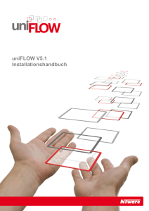 uniFLOW V5.1 Installationshandbuch - NT-ware