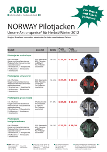 NORWAY Pilotjacken