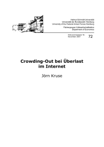 Crowding-Out bei Überlast im Internet - Helmut-Schmidt